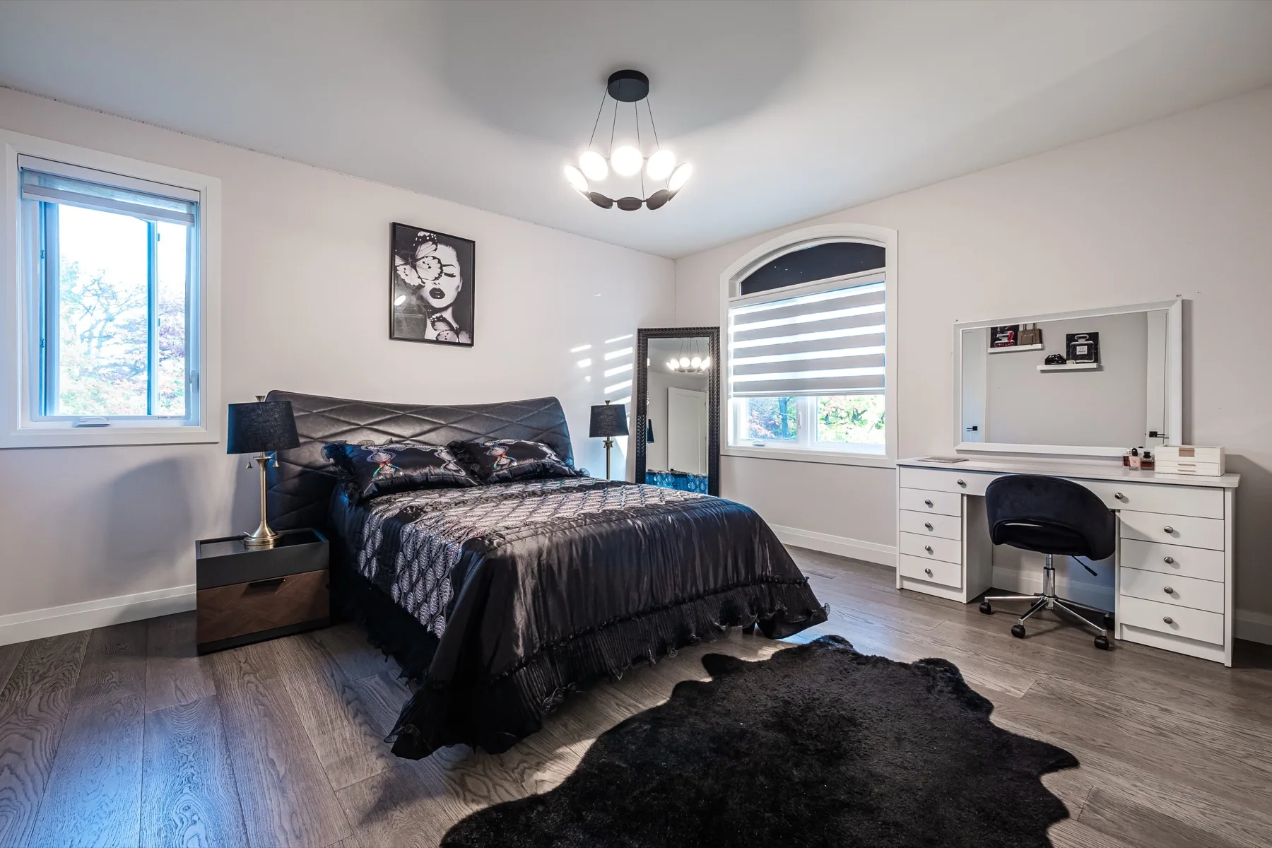 Finished bedroom suite