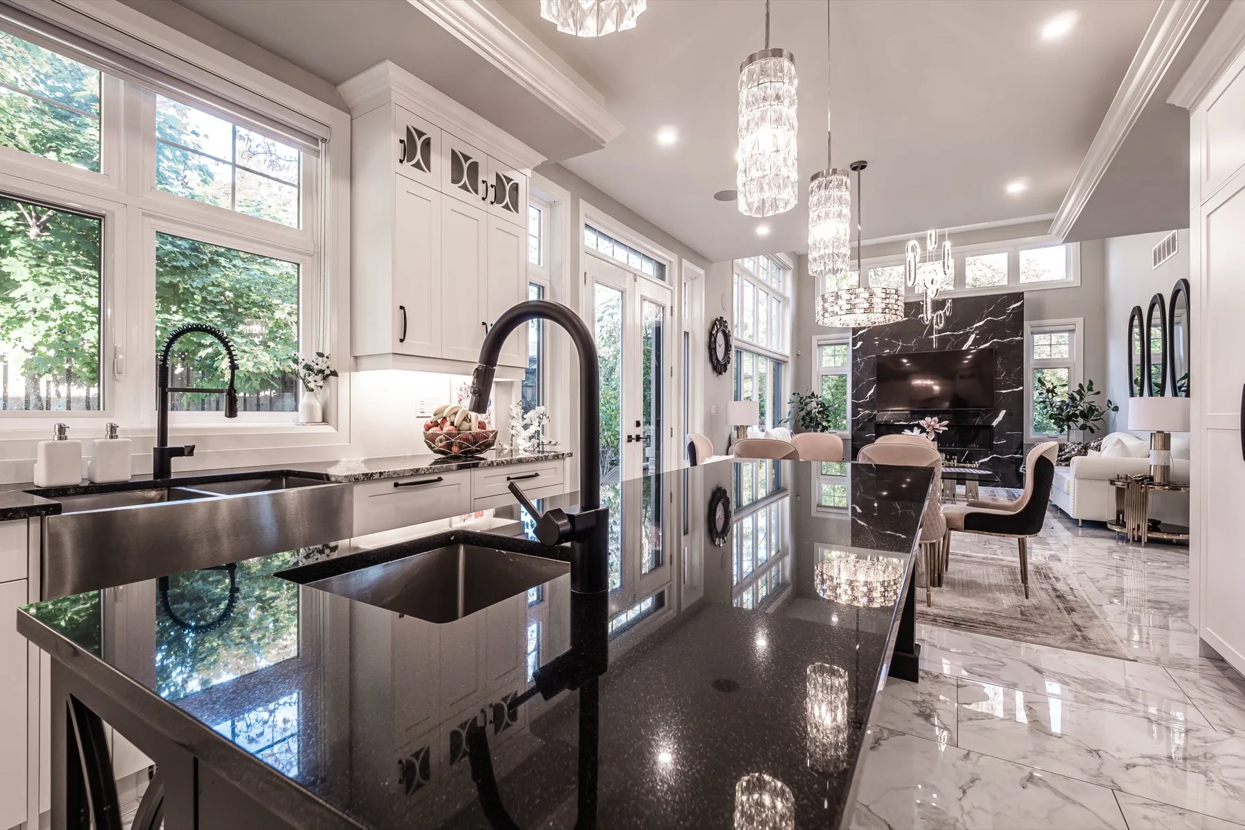 Kitchen island and cabinetry