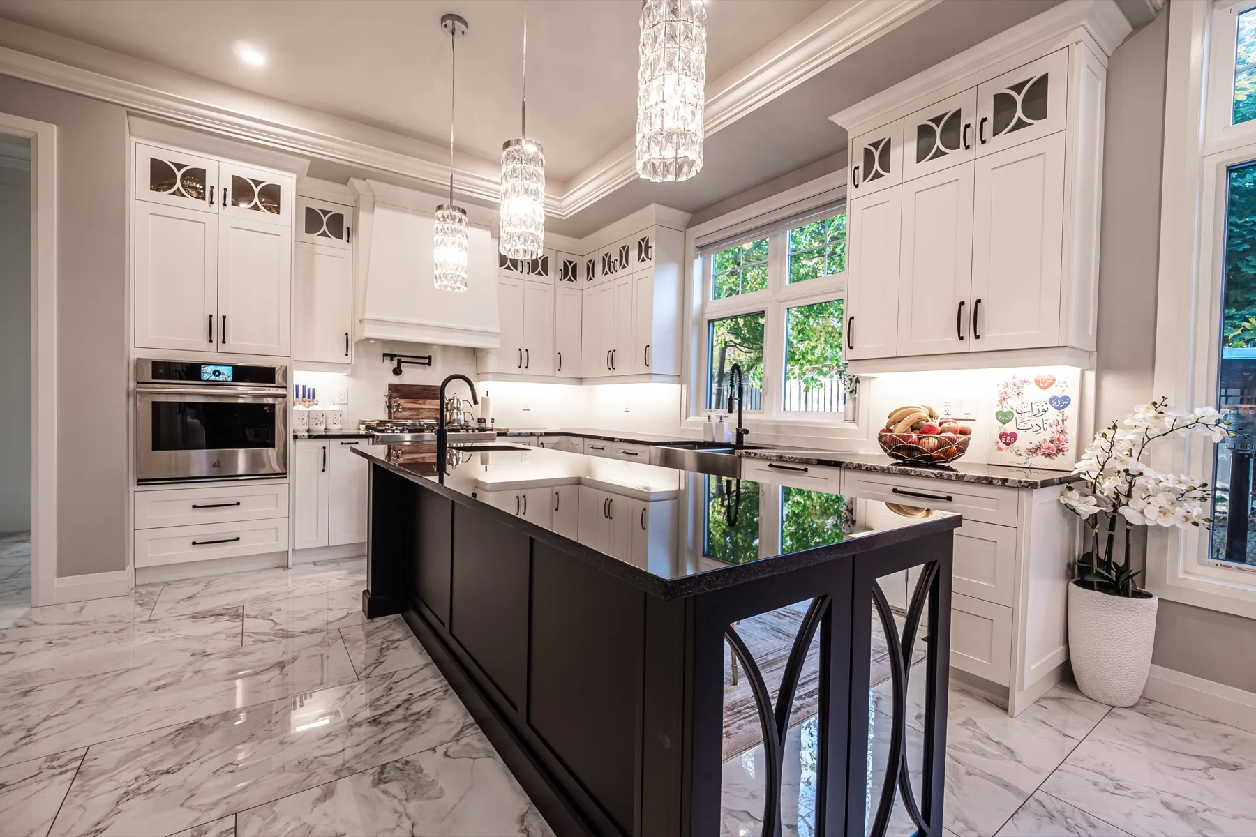 Open-concept kitchen